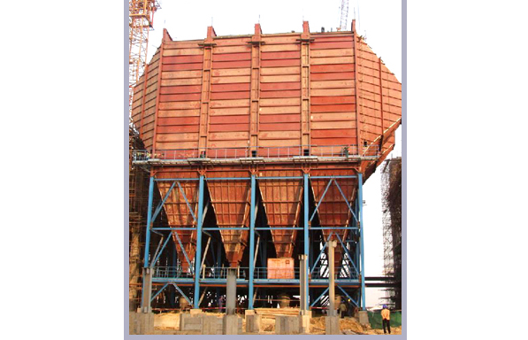 运河电厂电除尘器钢结构网架工程